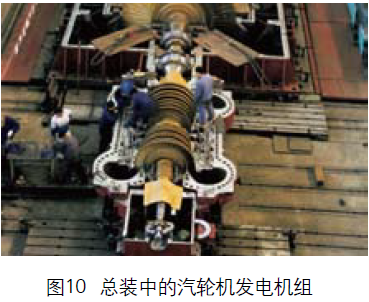 总装中的汽轮机发电机组.png